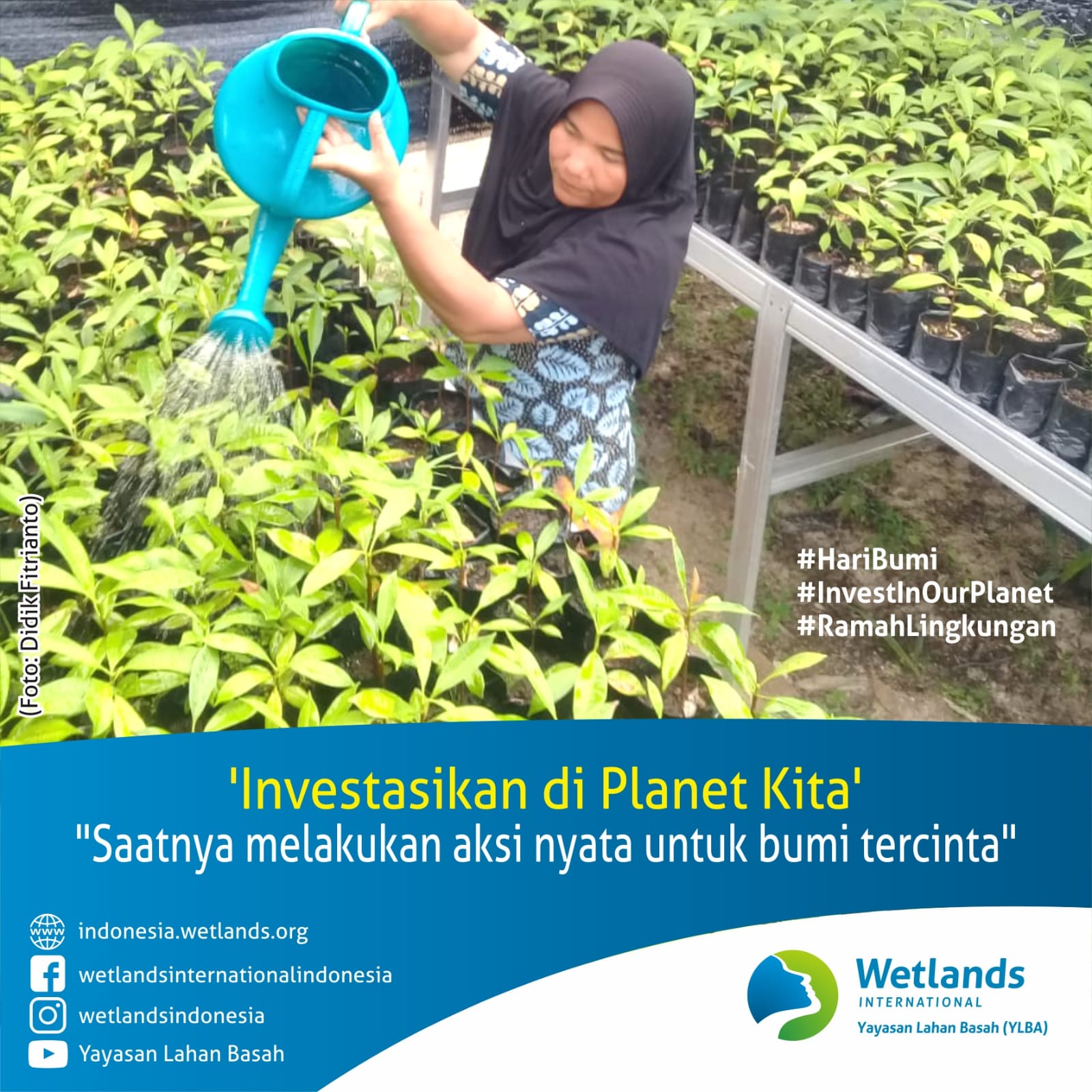 Hari Bumi Wetlands International Indonesia